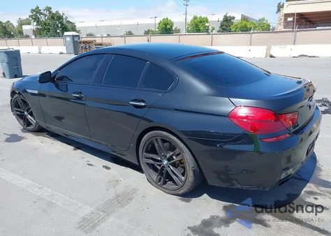 2016 BMW 650I Gran Coupe z USA, uszkodzony, nr VIN WBA6D4C52GD977458